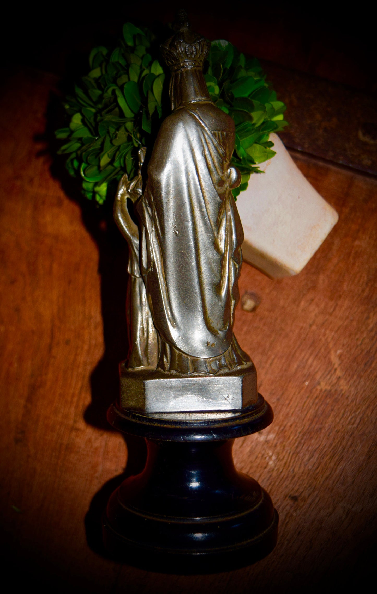 Antique French Religious Statue St ANNE & VIRGIN MARY                  Sku: R318