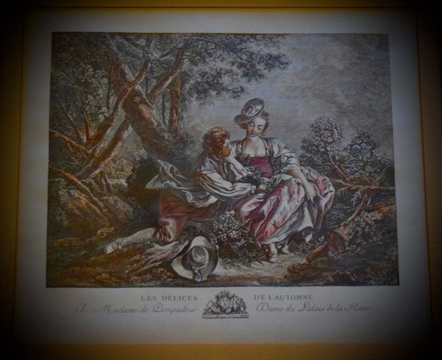 Pair if French Engraving Framed Gravure                          Sku: C453