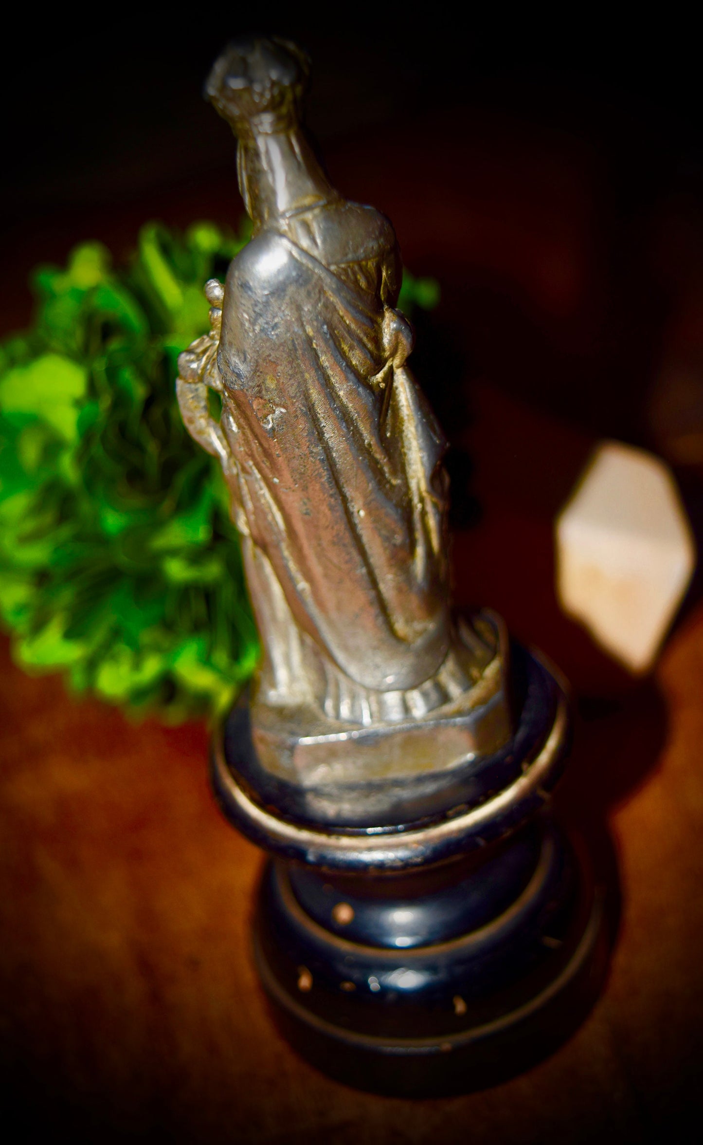 Antique French Religious Statue of St Anne Du Auray and The Virgin Mary                       Sku: R317