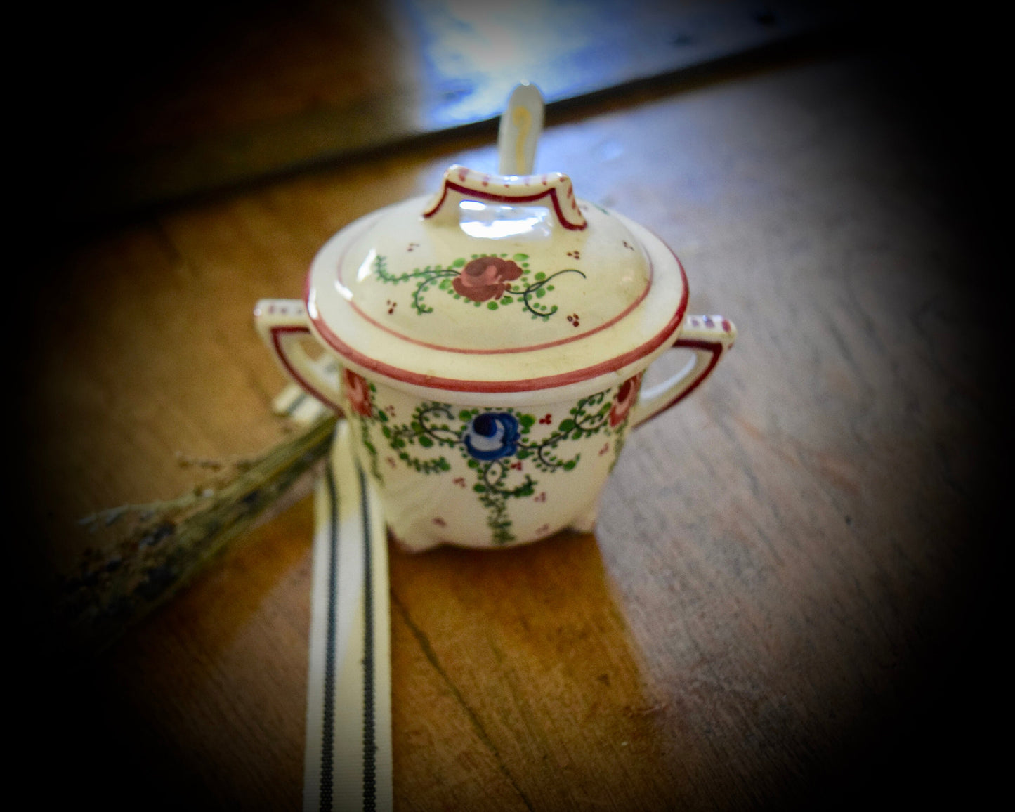 Antique French Condiment/Sugar Pot                     Sku: C511