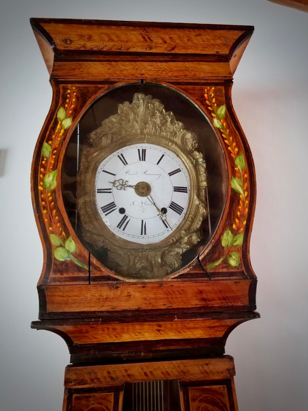 French Antique Floor Clock c.1800's                                                 Sku: