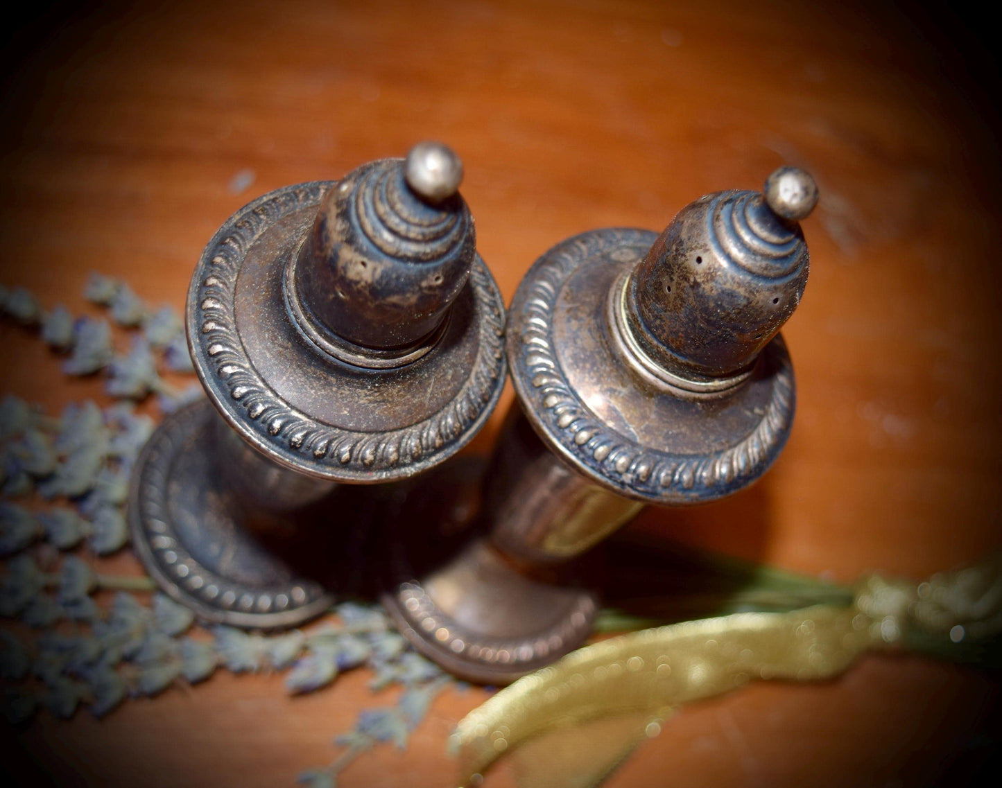 Empire Sterling Weighted Salt and Pepper Shakers.     Sku: C247