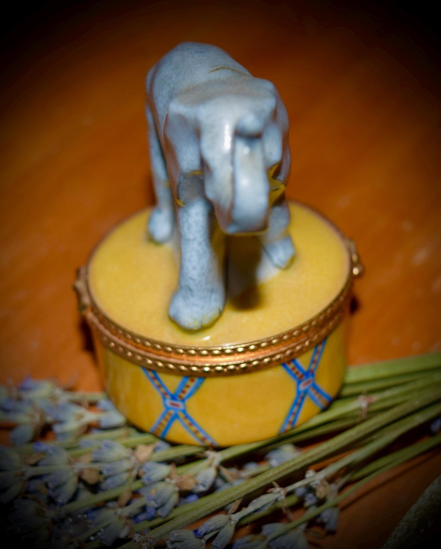 Rare Tiffany & Co. French Limoges Elephant Box                      Sku: L342