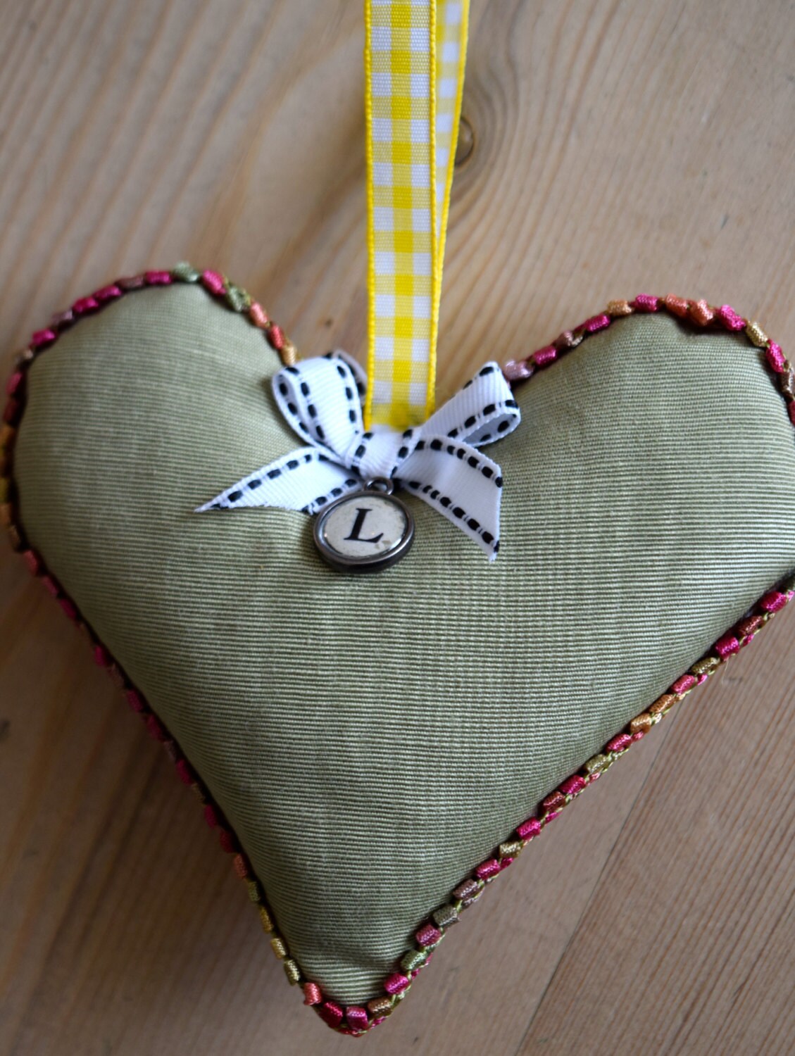 French Lavender Heart Sachet