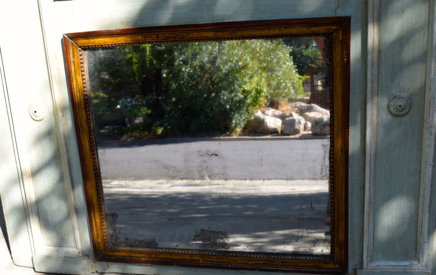 French Louis XVI Trumeau Mirror 19th c.1800's