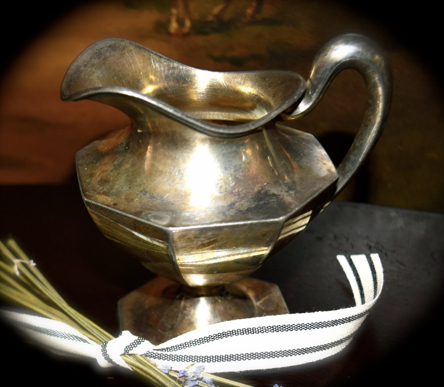 Superior Vintage Sterling Silver Plated Creamer