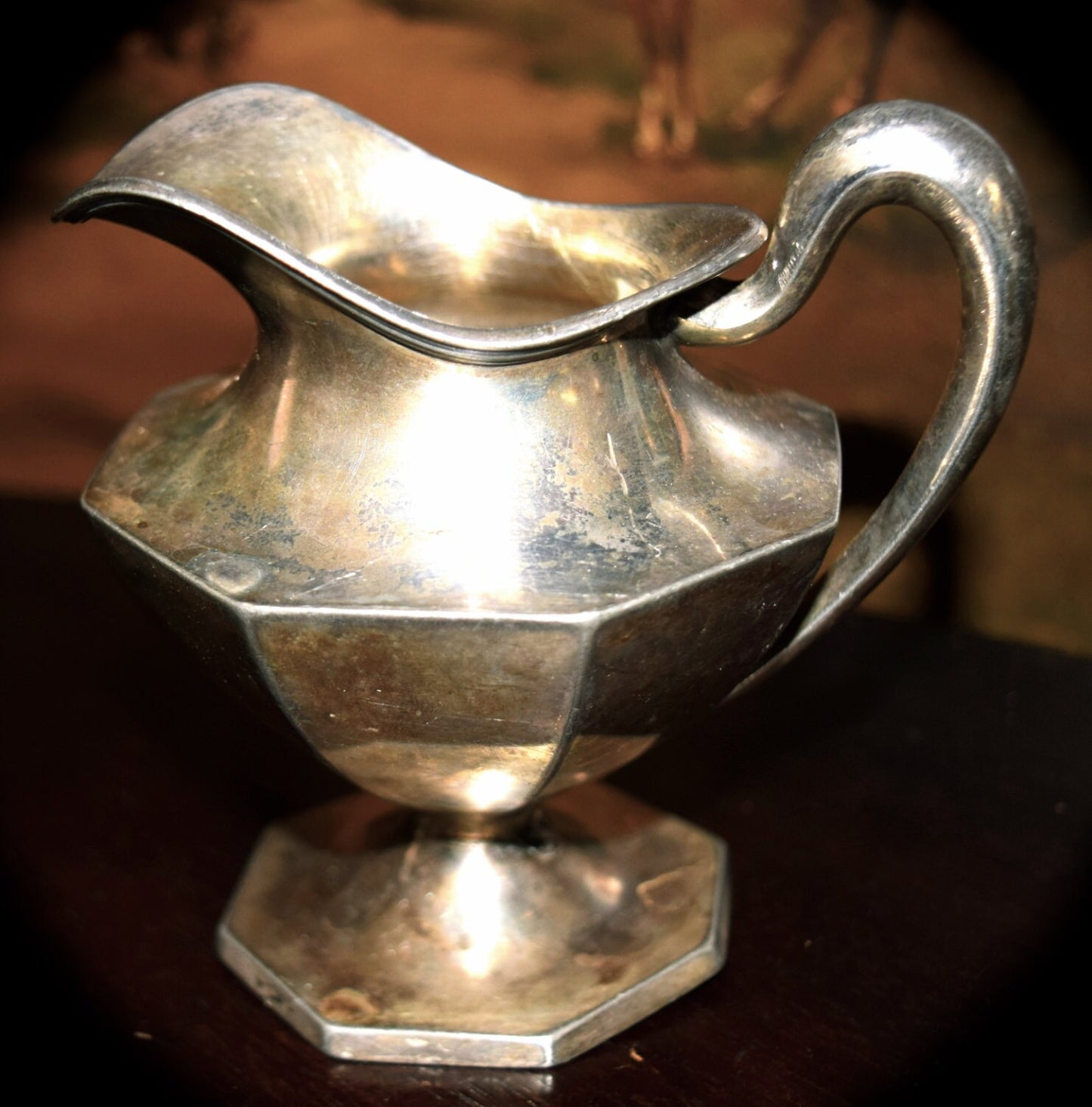 Superior Vintage Sterling Silver Plated Creamer