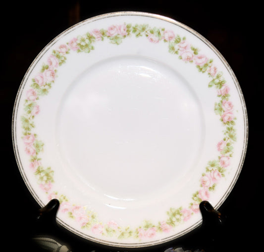 A Vintage Set of 2 Fine Bone China Butter Plates Made in Bavaria  Sku: K157