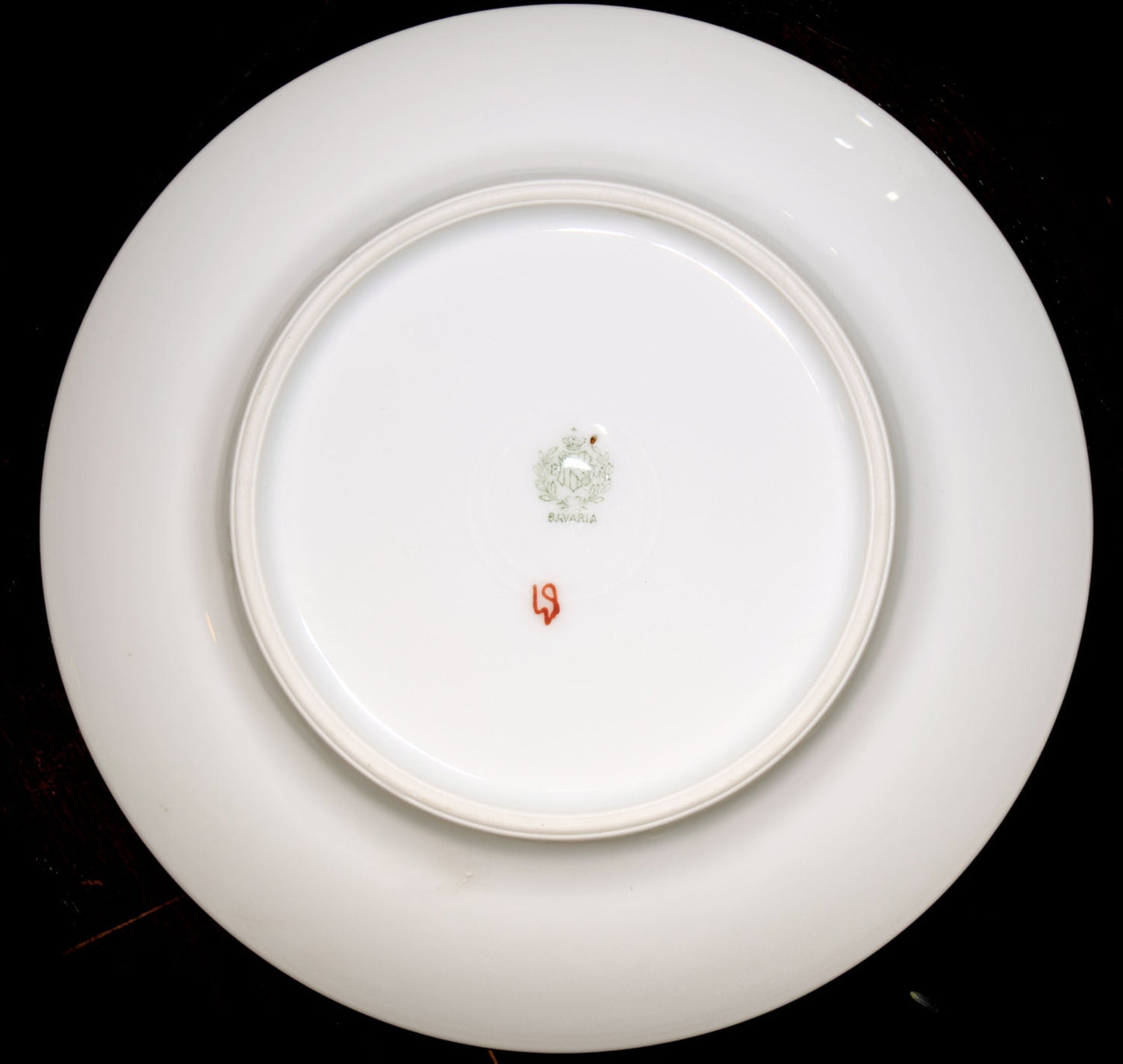 A Vintage Set of 2 Fine Bone China Butter Plates Made in Bavaria  Sku: K157