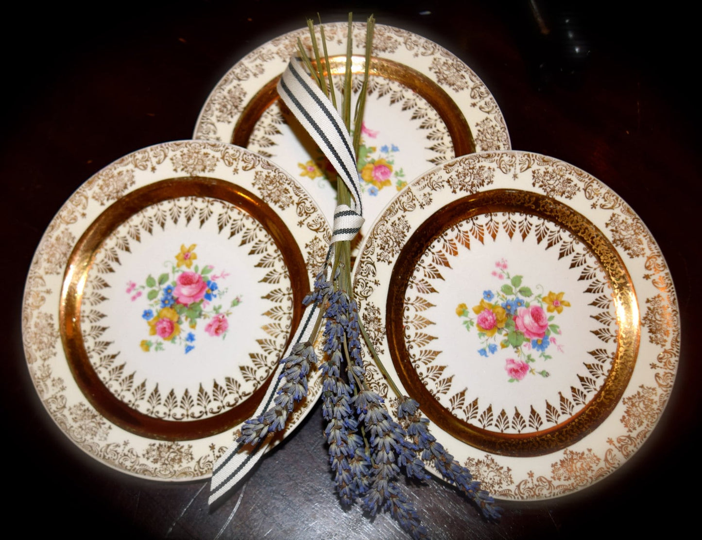 Set of 5 Homer Laughlin Eggshell Nautilus Butter Plates L45N5  Sku:  K124