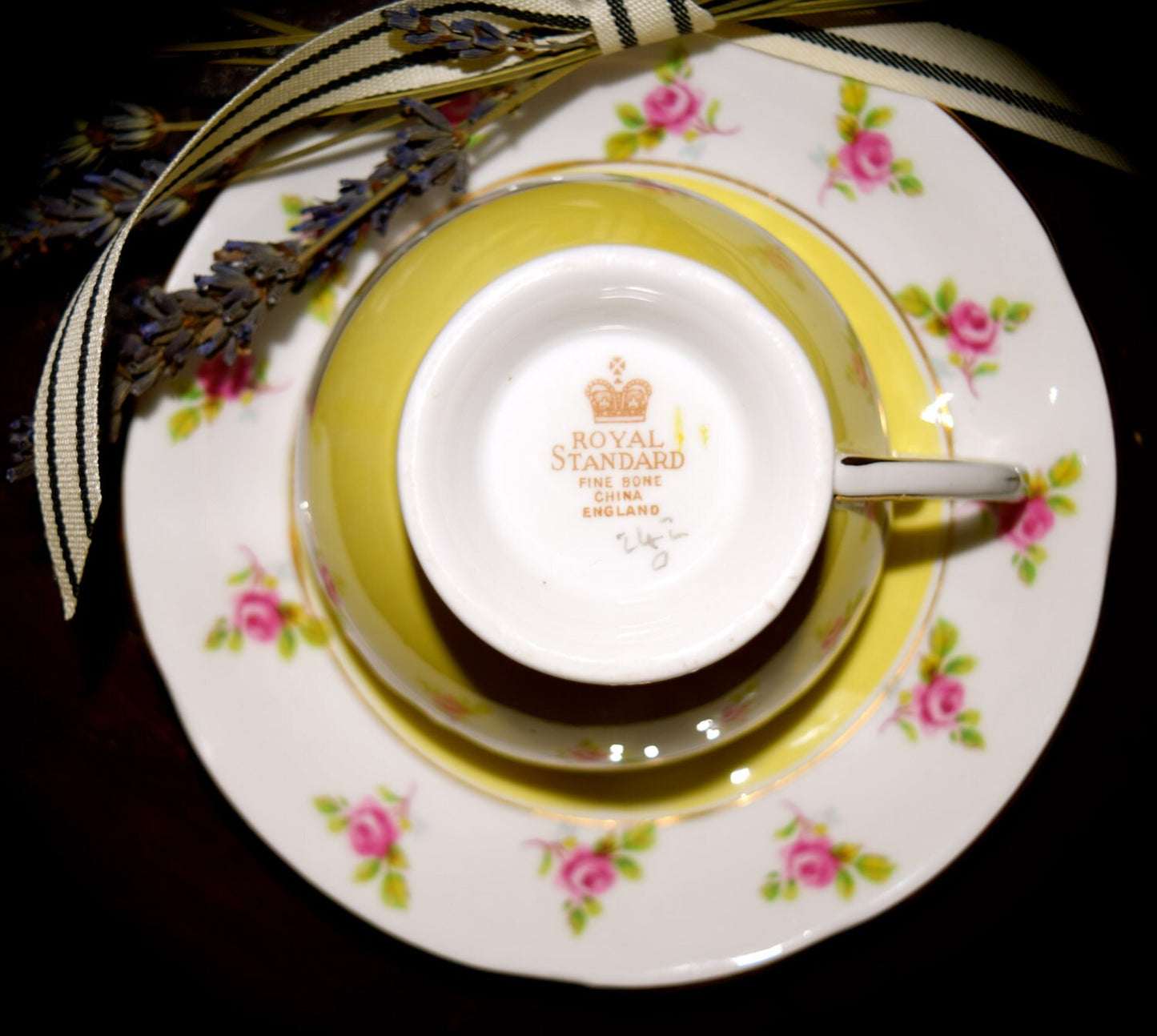 Royal Standard China Teacup and Saucer Made in England