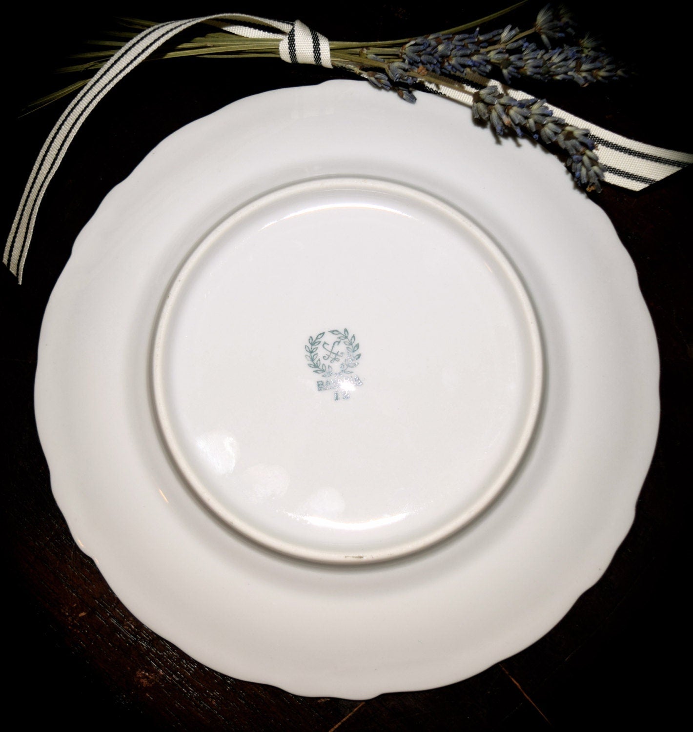 Vintage Cookie Plate Fine Bavarian Porcelain    Sku: K161